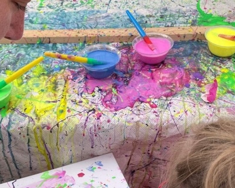 Private Splatter Painting Session in Sauk Rapids