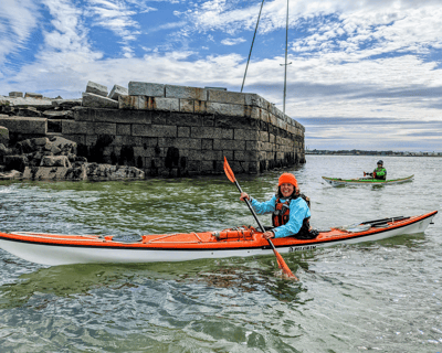 Kayak to Fort Gorges on a Guided Portland Tour