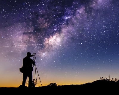 Oahu Light Painting Photography at Sunset