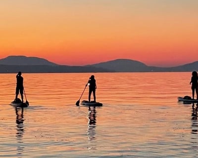 Bioluminescent SUP Tour in Brentwood Bay