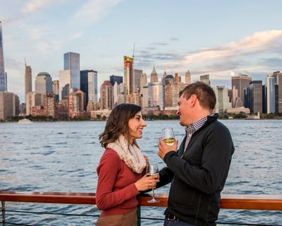 Sparkling Wine, Cheese & Caviar Cruise in NYC