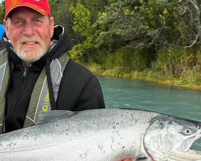 Silver Salmon Fishing Trip in Kenai