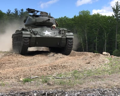Ride an M24 Chaffee Tank in Hudson, MA