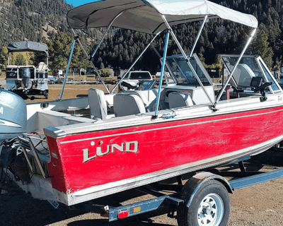 17' Fishing Boat Rental in West Yellowstone