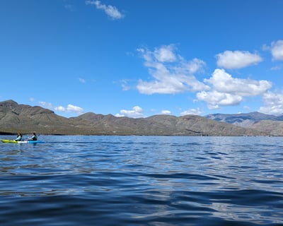 Guided Kayak Tour on Roosevelt Lake
