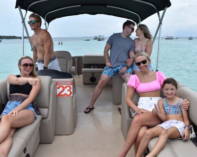 Fort Walton Beach 10-Person Pontoon Rental