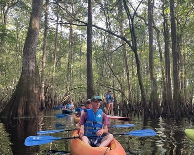 Guided Manatee Paddle Tour at Manatee Springs