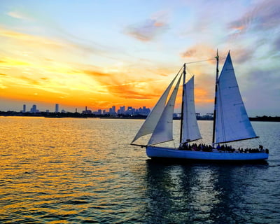 Boston Harbor Sunset Sail on Schooner Adirondack