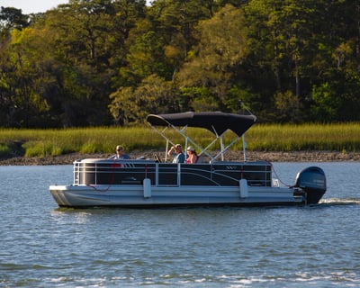 Premium 22ft Pontoon with GPS & Bluetooth