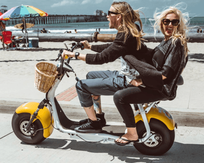 Electric Tandem Ride in Oceanside