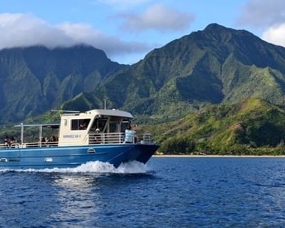 Nā Pali Coast Morning Snorkeling and Sightseeing from Hanalei Bay