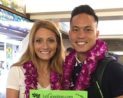 Receive a Honeymoon Lei Greeting at Kona Airport