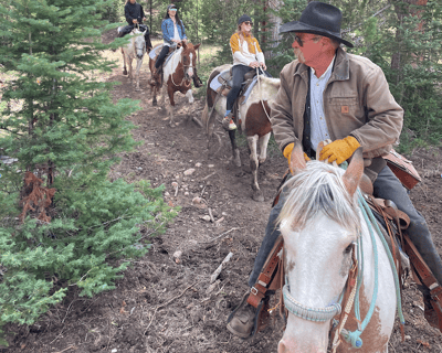 Scenic One-Hour Horseback Trail Ride in Granby