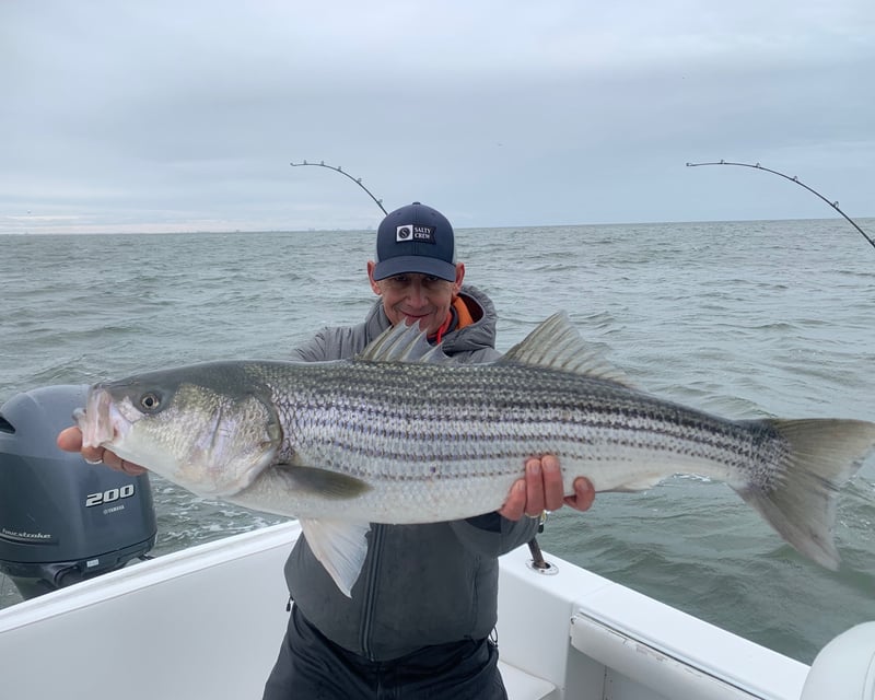 Private Winter Striped Bass Fishing Charter in Sea Isle City