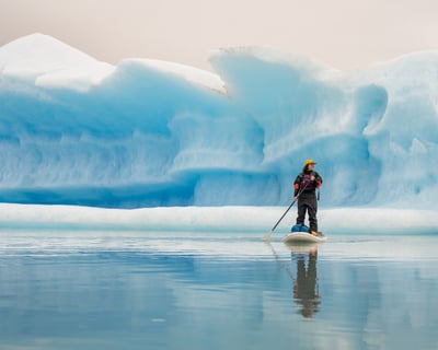 Iceberg Paddle at Colony Glacier