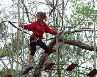 Kids Treetop Adventure Course in Cape May Court House