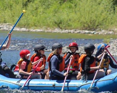 Scenic Rafting on Lower Clackamas River