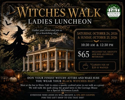 Halloween Walk & Lunch at Houmas House