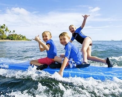Kids Surf Lesson for Ages 10 and Under