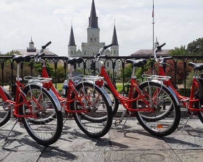 French Quarter & Cemetery Guided Bike Tour in New Orleans