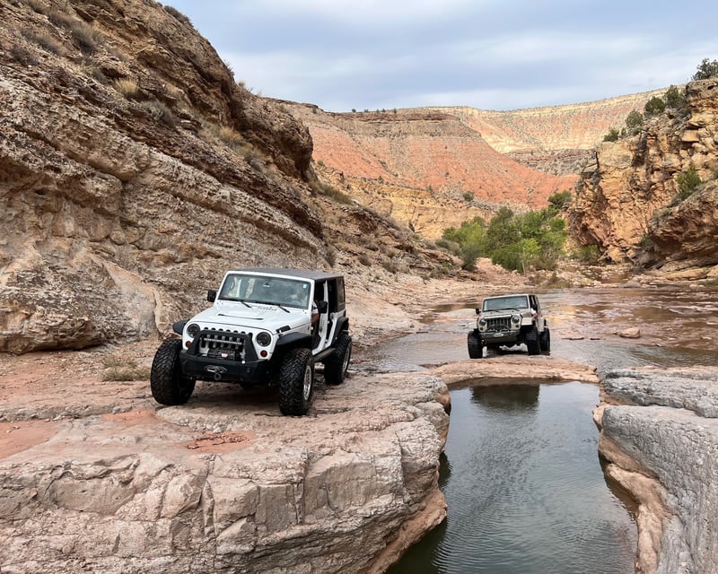 Toquerville Falls Private Off-Road Tour in Your Vehicle