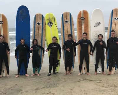 Half Moon Bay Beginner Group Surf Lesson