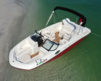 23' Bowrider Boat Rental in Holmes Beach