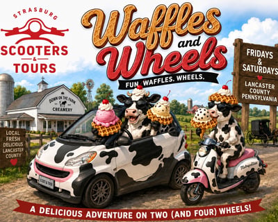 Waffle Scooter Tour in Strasburg