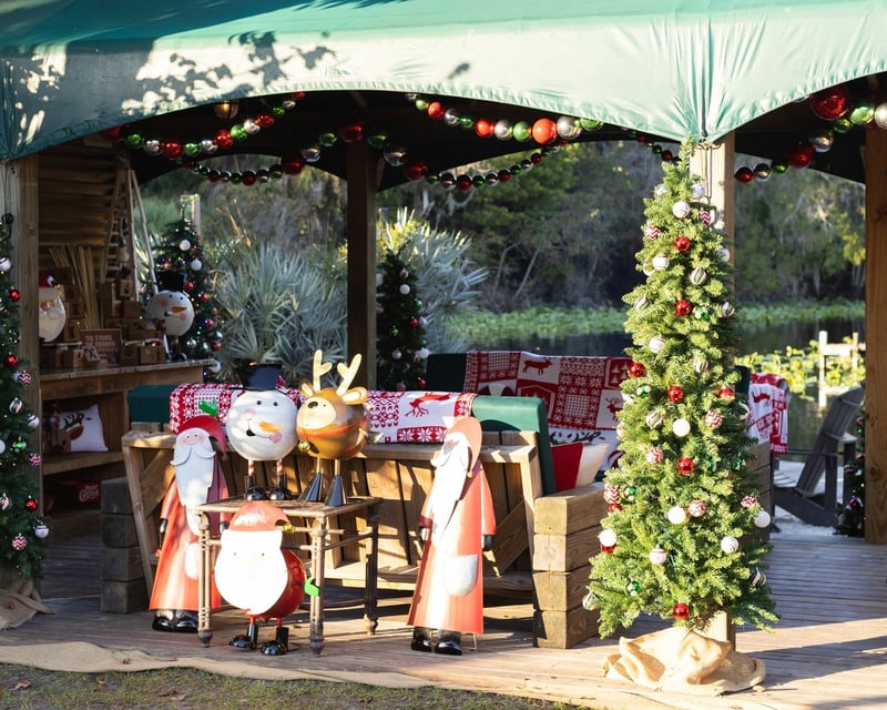 Private Christmas Cabana Rental at Wekiva Island