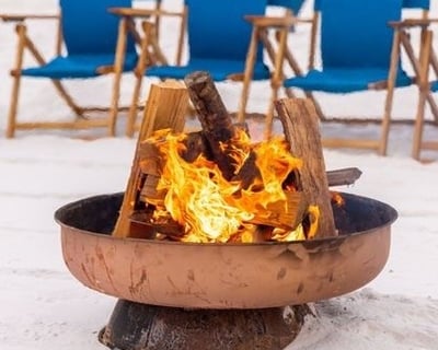 Destin Beach Bonfire with S'mores & Games Setup