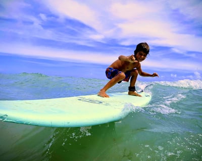 Guided Surfing Lesson in Isla Verde