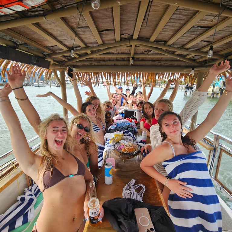 Half-Day Morning Tiki Boat Charter in Pensacola