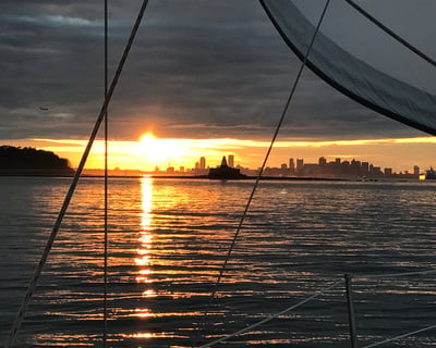 Boston Harbor Night Sailing Clinic