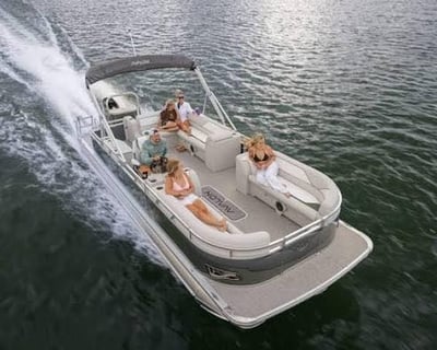 Cruise Antioch on a 26' Tritoon Rental