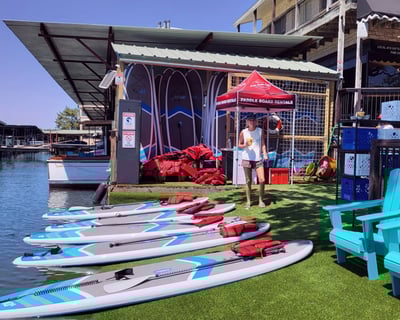 Floating Yoga Paddleboard Rental and 1-Hour Lesson