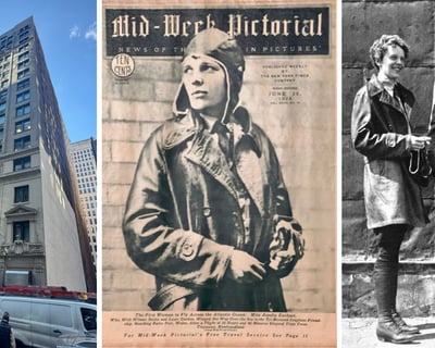 Guided Amelia Earhart Walking Tour in NYC