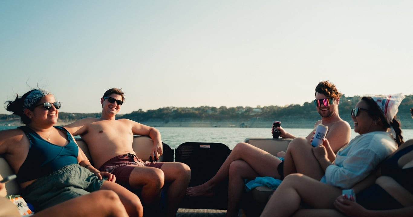 Lake Travis Pontoon Rental with Local Captain
