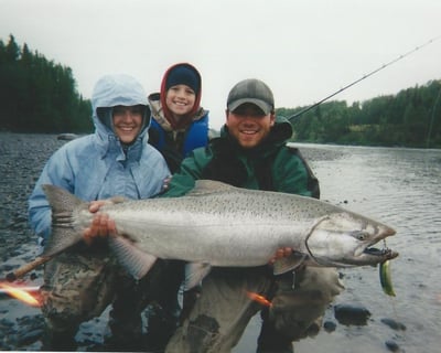 Full-Day Salmon Fishing Charter in Cooper Landing