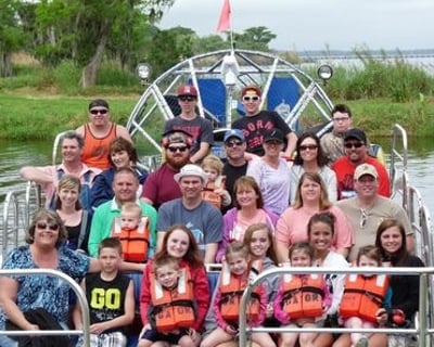 Alligator Airboat Tour of Lake Jesup