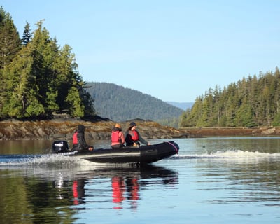 Ketchikan Zodiac Speedboat Tour on the Pacific