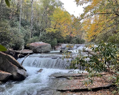 Guided Hikes to Hidden Waterfalls in Rosman NC
