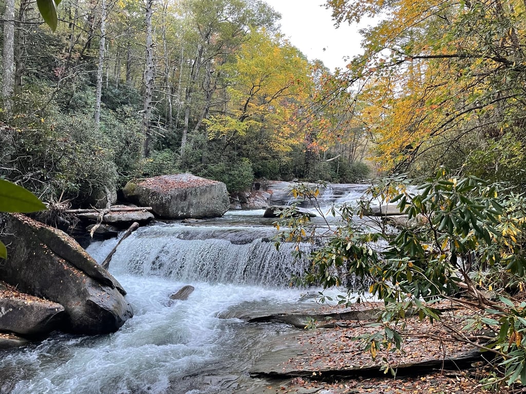 Guided Hikes to Hidden Waterfalls in Rosman NC
