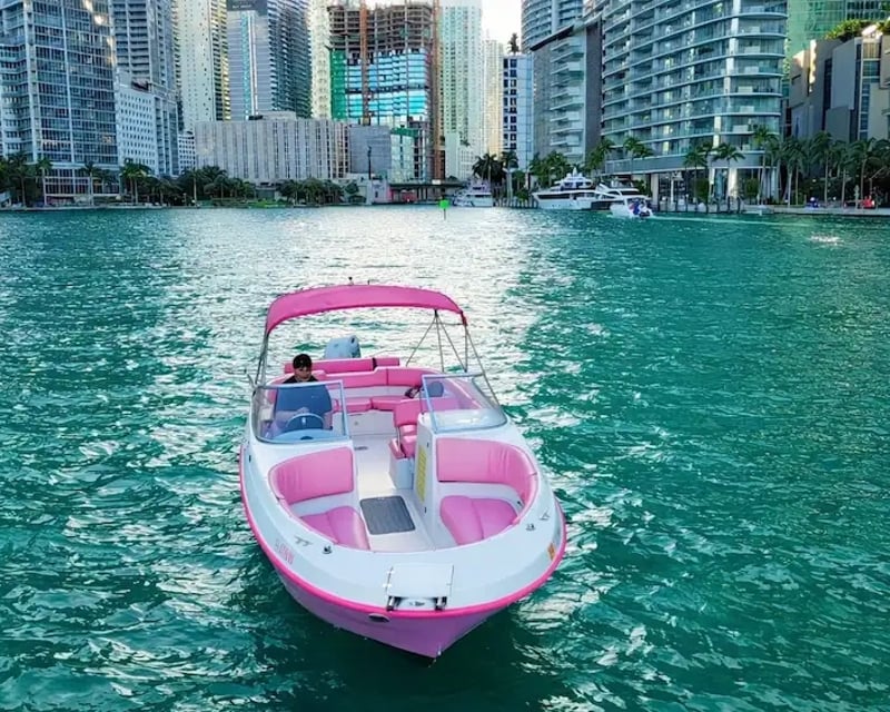 Private 26' Bayliner Boat Charter in Miami