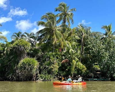 Kayak & Waterfall Hike Tour in Kapaa