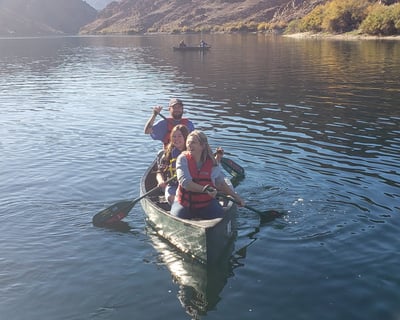 Colorado River Canoe Rental at Willow Beach
