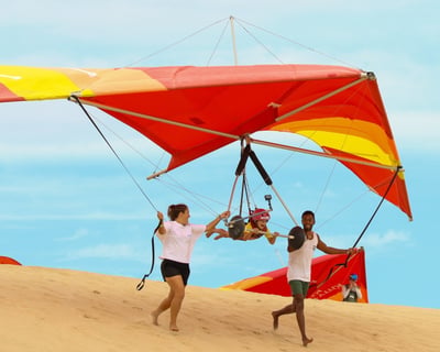 Kids Hang Gliding Lesson at Jockey's Ridge