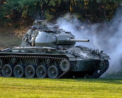 Drive an M24 Chaffee Tank in Hudson, MA