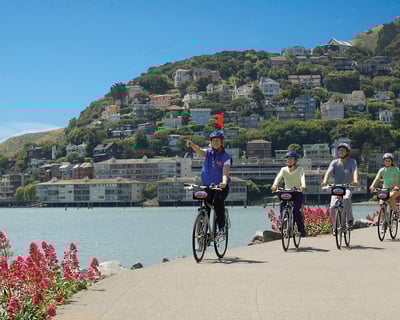 Golden Gate Bridge Bike Tour with Muir Woods & Sausalito