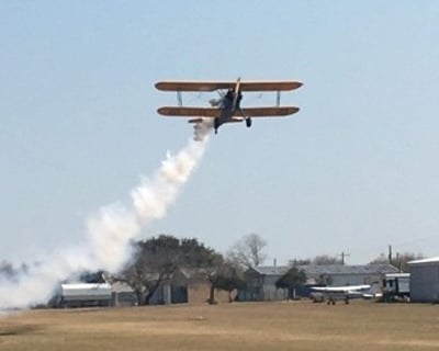 Aerobatic Biplane Flight in Port Aransas