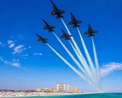 Blue Angels Practice Cruise From Orange Beach